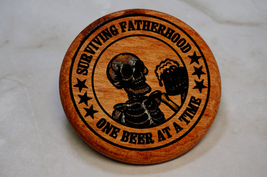 Surviving Fatherhood Bottle Opener