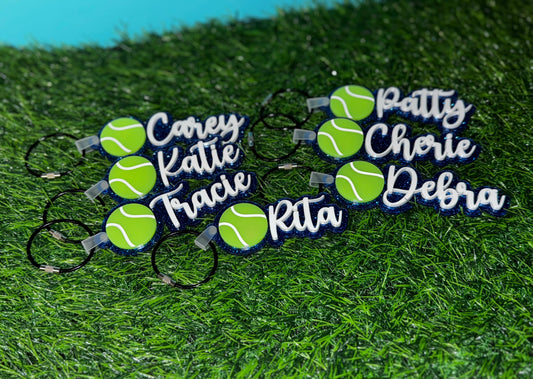 Patterned Sporty Bag Tags