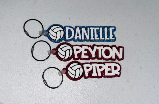 Patterned Sporty Bag Tags